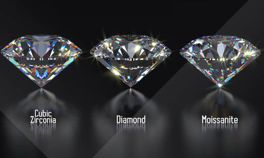 Unveiling the Brilliance: Comparing Cubic Zirconia, Moissanite, and Real Diamonds